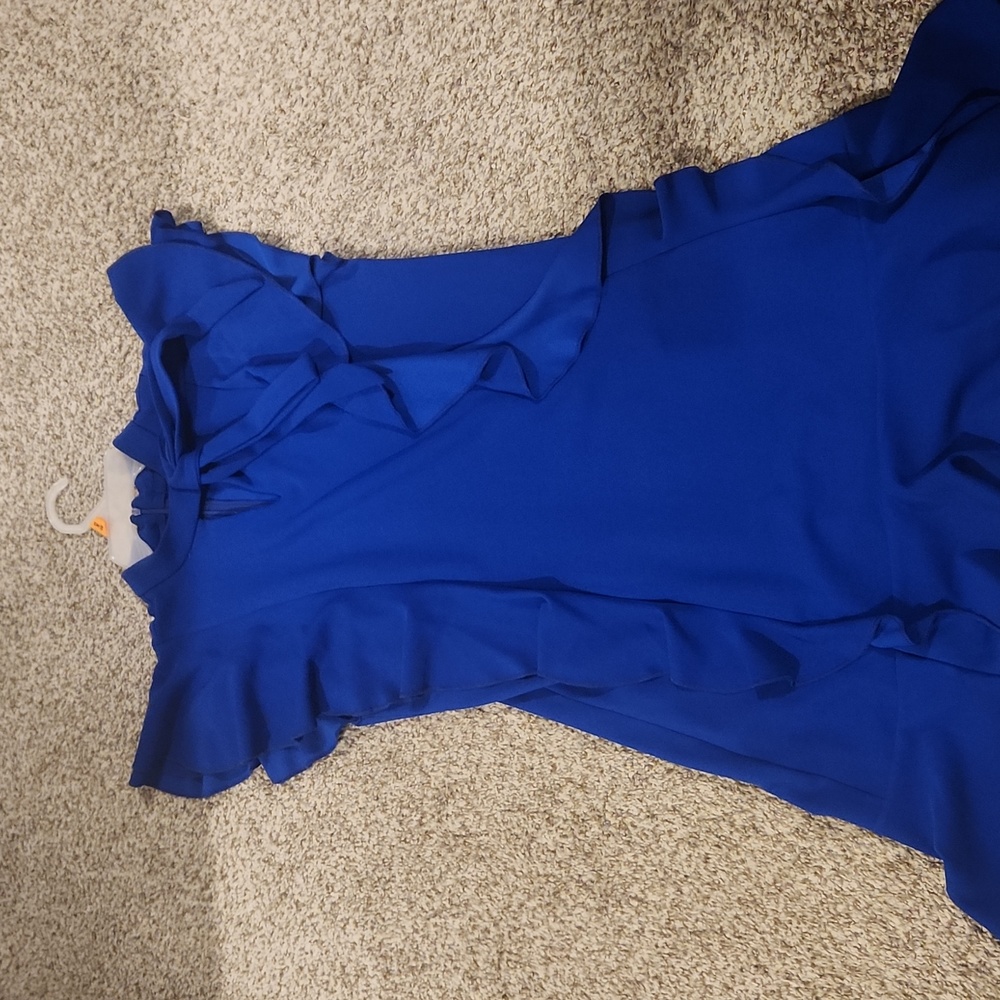 Royal blue dress